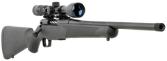 Mossberg Patriot 400 Legend 20" 4+1 Bolt-Action Rifle - Fluted Threaded Barrel, Black Synthetic Stock, 3-9x40mm Scope — view 3