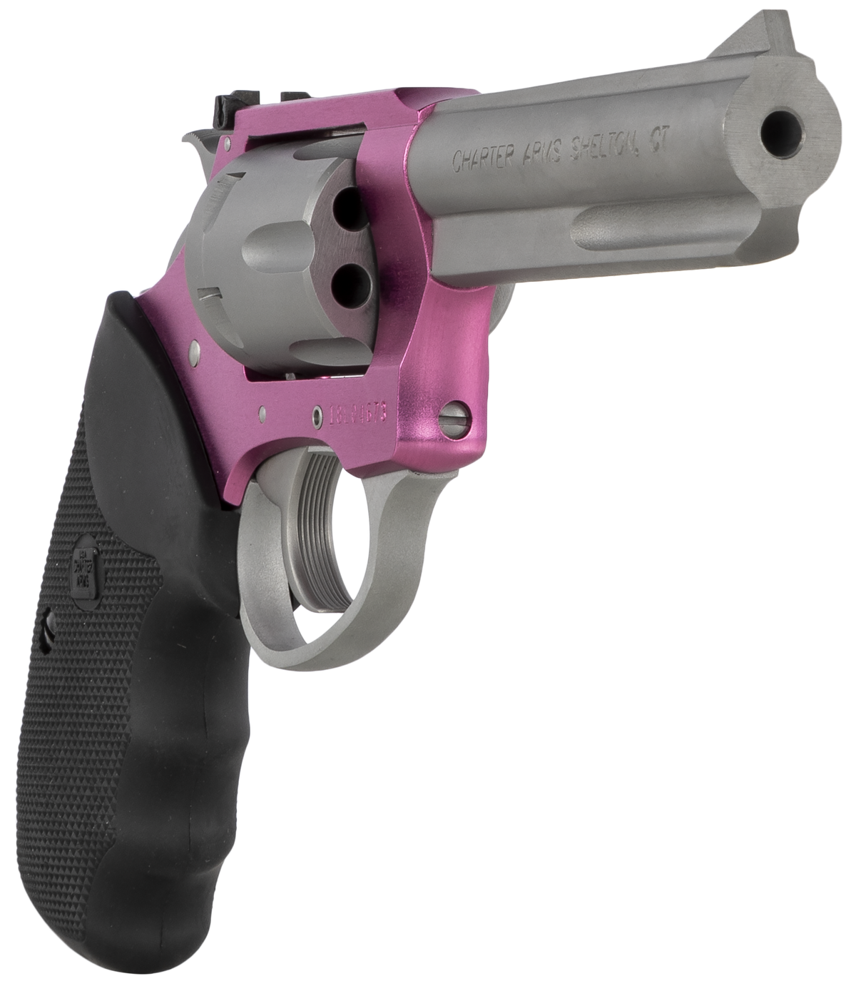 Charter Arms Pathfinder Lite 22 LR 4.20" 8-Shot DA/SA Revolver - Pink Aluminum Frame — view 3