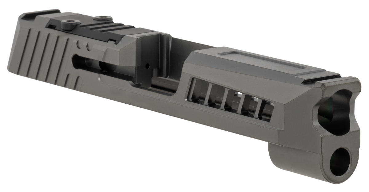 True Precision Axiom Optic Cut Slide - Fits Sig P365 XL - Black DLC 416R Stainless — view 3
