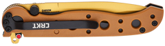 Columbia River CRKT M16-01DZ 3.03" Folding Plain D2 Spear Point Desert Tan GRN Handle — view 3
