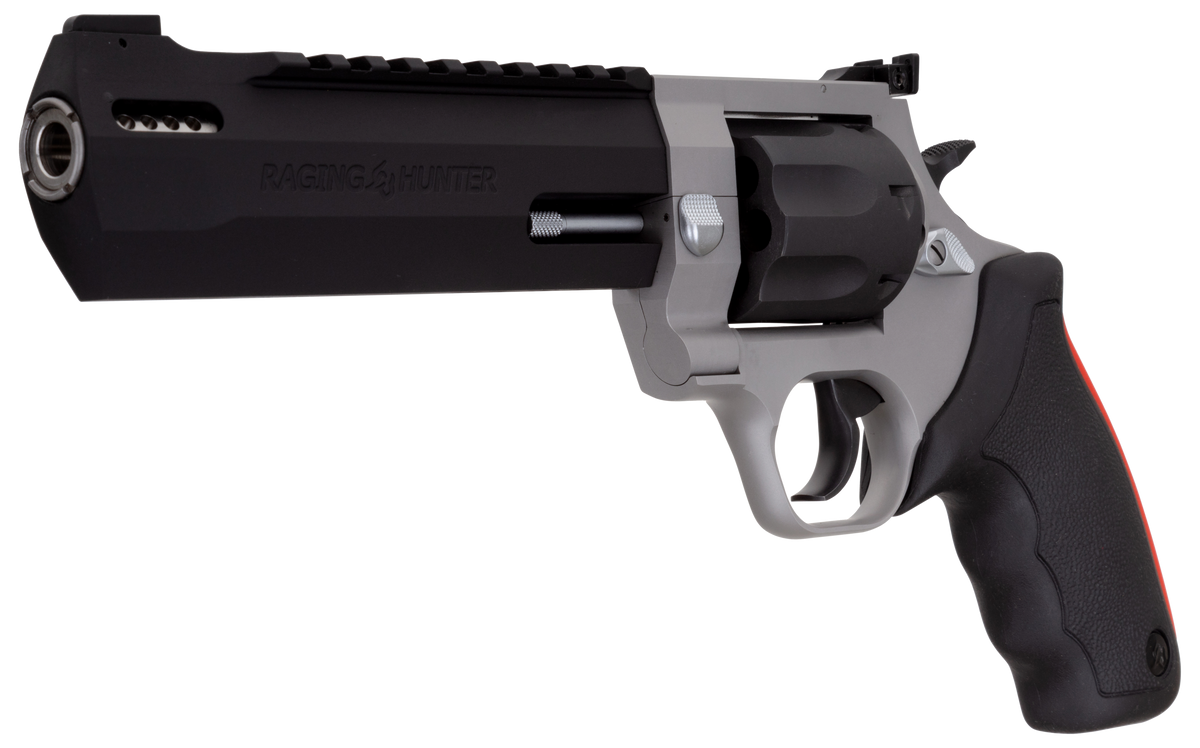 Taurus Raging Hunter 454 Casull 6.75" 5-Shot SA/DA Revolver - Matte Stainless & Black Oxide — view 3