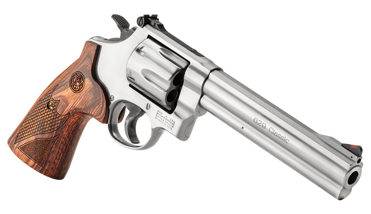 Smith & Wesson Model 629 Deluxe 44 Rem Mag 6.50" 6-Rd Satin Stainless N-Frame Revolver - CA Compliant — view 3