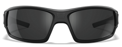 Wiley X Breach 2.5 CAPTIVATE Grey/Clear Lens Matte Black Frame Safety Glasses — view 3