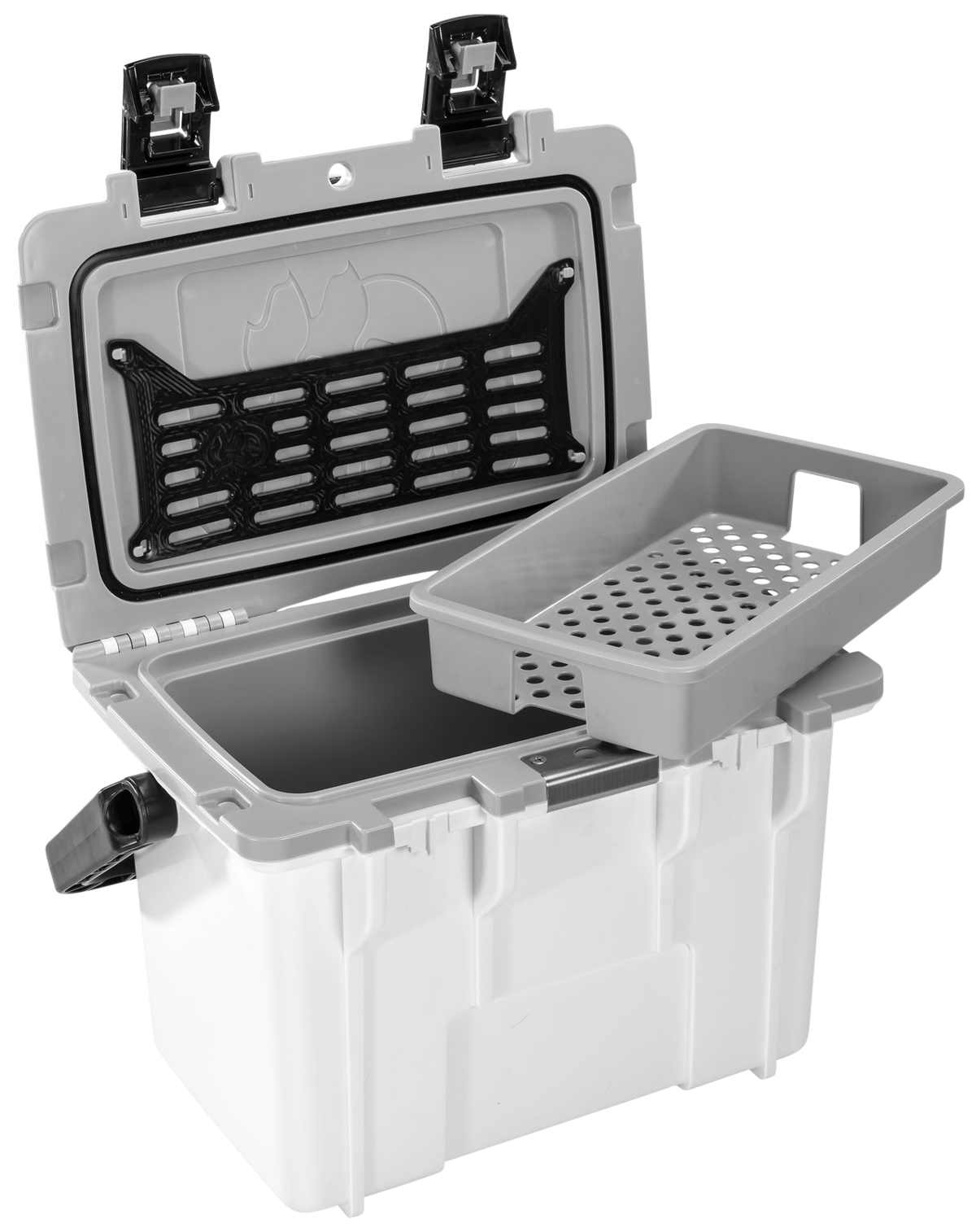 Pelican 14QT Personal Cooler 14 Qt White/Gray - Press & Pull Latch — view 3