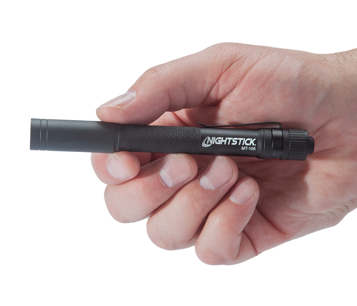 Bayco Nightstick MT-105 Metal Mini-TAC LED Flashlight 200 Lumens 2 AAA Black — view 3