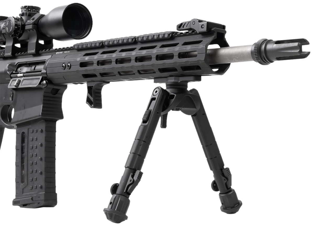 Leapers UTG Recon 360 TL Bipod 7-9" M-LOK Aluminum - Black Anodized — view 3