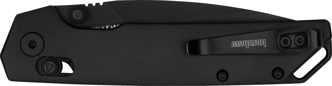 Kershaw Iridium 2038BLK 3.4" Folding Spear Point Plain D2 Steel Gray Anodized Aluminum Handle — view 3