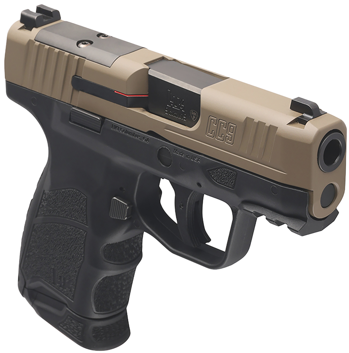 HK CC9 9mm 3.32" 10+1 Semi-Auto Pistol - Flat Dark Earth — view 3
