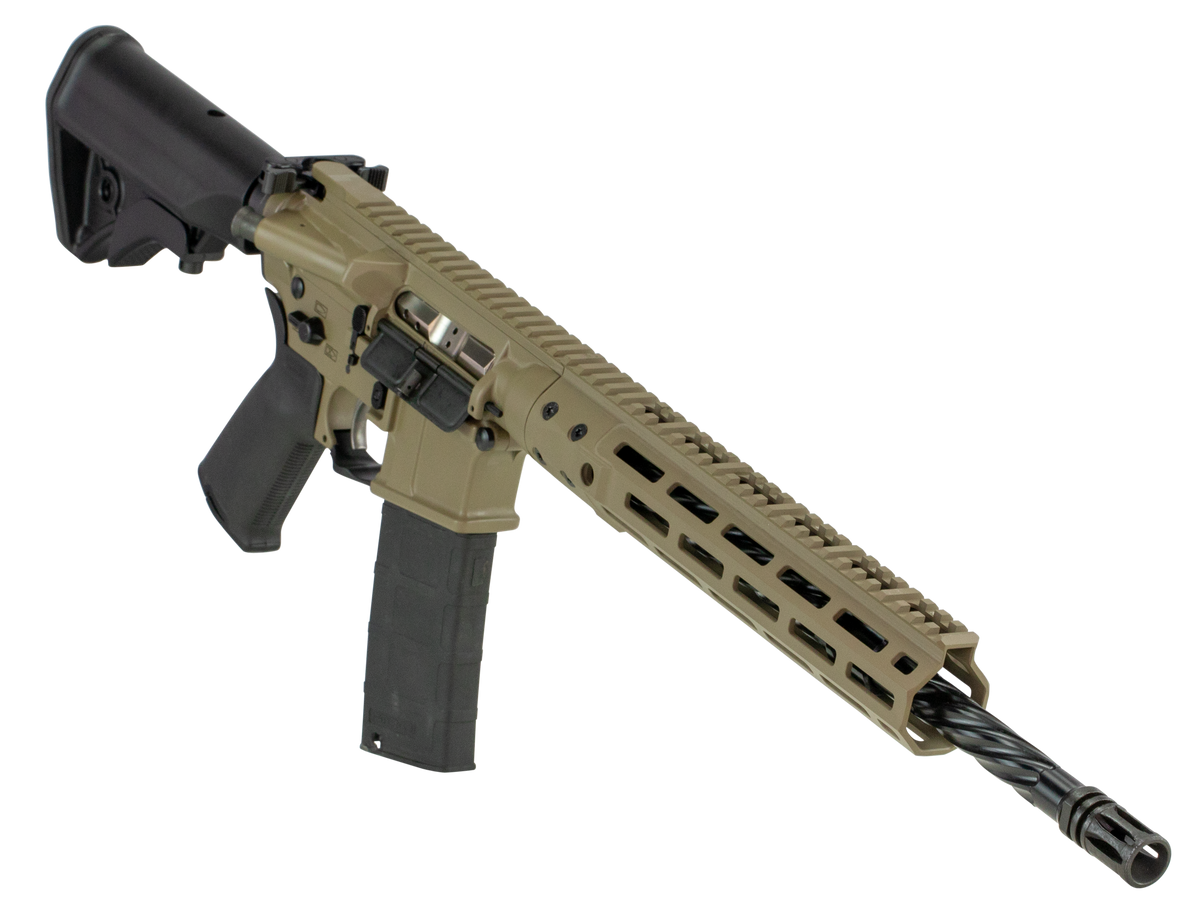 LWRC Individual Carbine DI 5.56x45mm NATO 16.1" 30+1 Semi-Auto Rifle - FDE — view 3