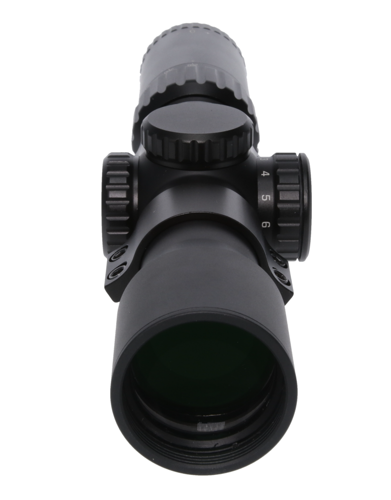 TruGlo Crosspeak 2-7x32mm Illuminated Crossbow Scope - Dual-Color Reticle - Black — view 3