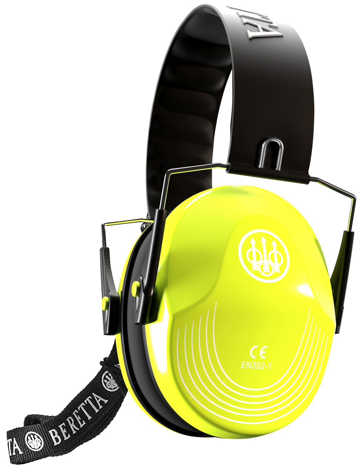 Beretta Safety Pro Earmuff 25 dB Florescent Yellow/Black — view 3