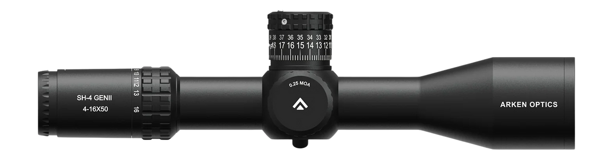 ARKEN SH-4 Gen II 4-16x50 FFP VHR 34mm Tube Riflescope - MOA — view 3
