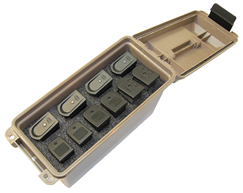 MTM Case-Gard TMCHG Tactical Mag Can Dark Earth - Holds 10 Double-Stack Mags — view 3