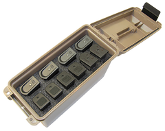 MTM Case-Gard TMCHG Tactical Mag Can Dark Earth - Holds 10 Double-Stack Mags — view 3