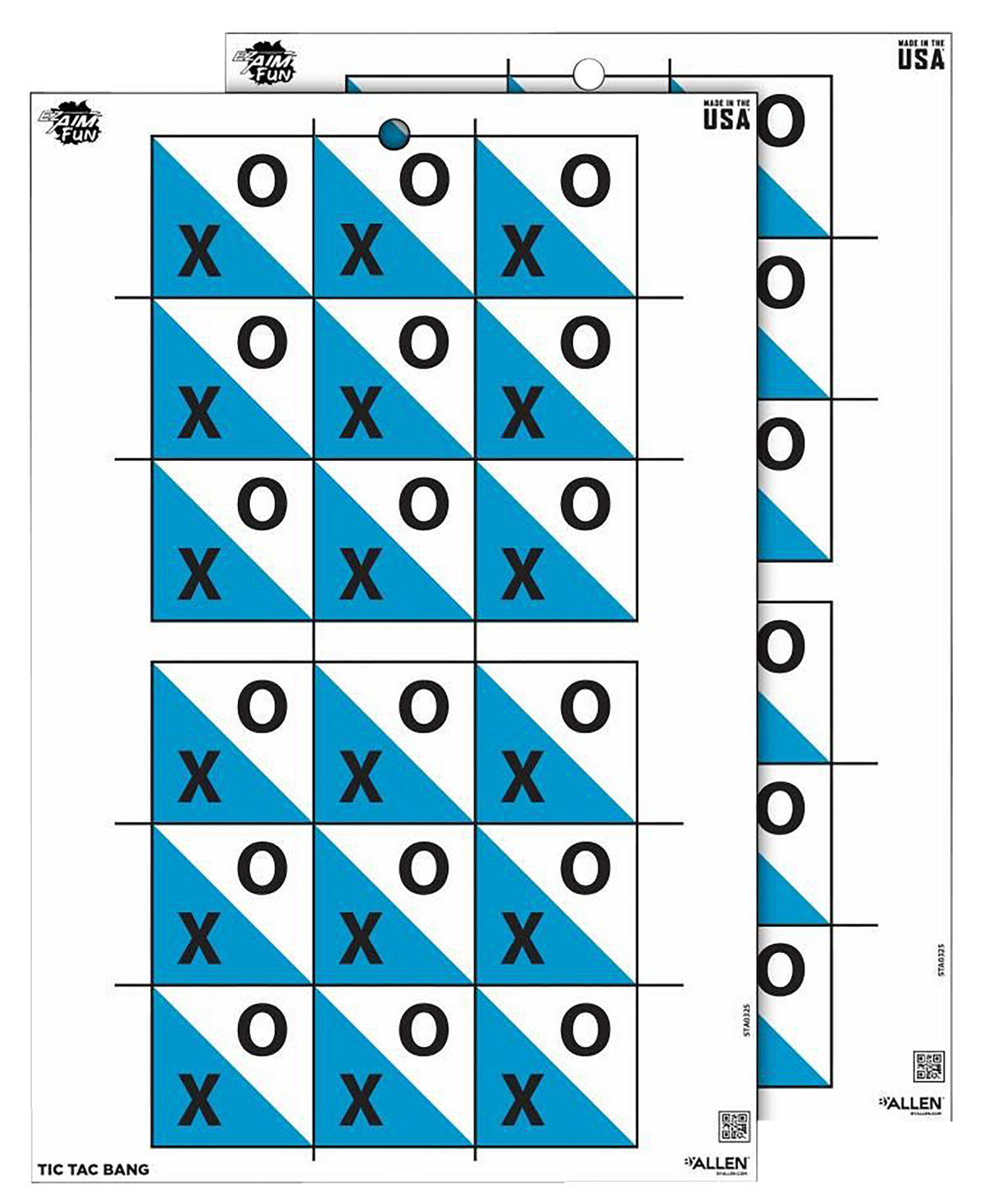 EZ-Aim Get Your Game On 12x18 Paper Wall Target Black/Red/White - 8 Pack — view 3