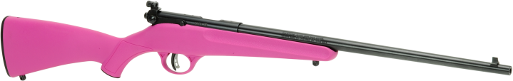 Savage Rascal Youth 22 LR 16.13" 1-Rd Bolt Action Rifle - Pink Left Hand — view 3