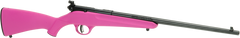 Savage Rascal Youth 22 LR 16.13" 1-Rd Bolt Action Rifle - Pink Left Hand — view 3