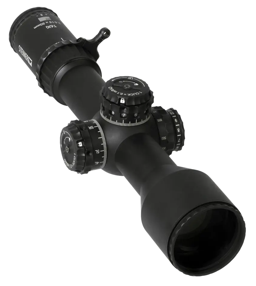 Steiner T6Xi 2.5-15x50mm 34mm Tube Illuminated SCR Mil Reticle FFP Riflescope — view 3