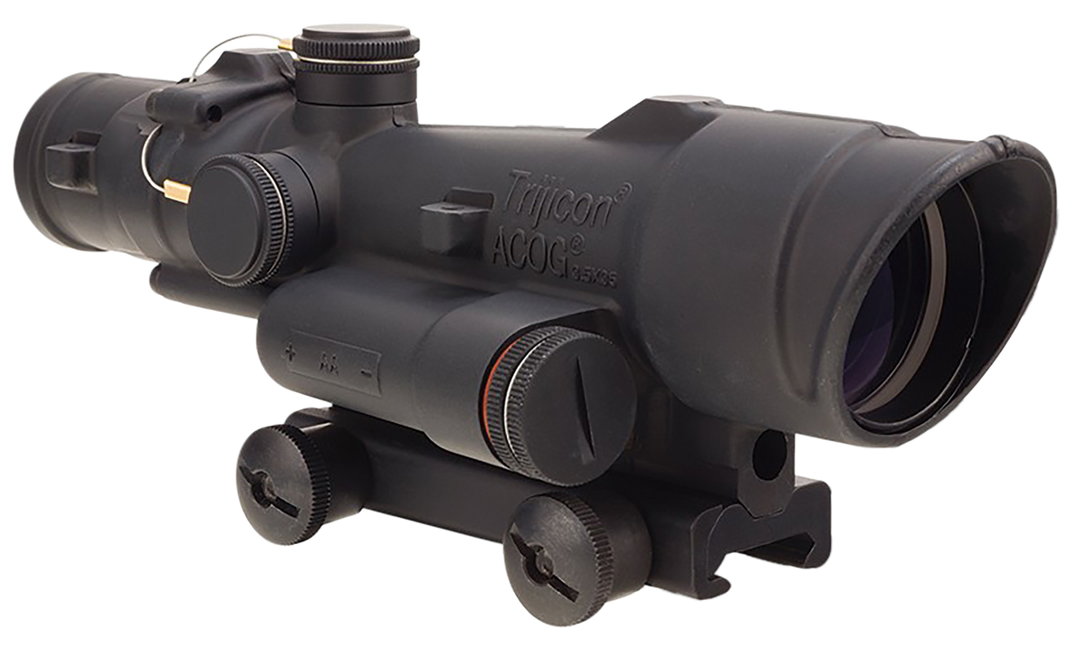 Trijicon 100496 ACOG 3.5x35 Green LED Crosshair .223/5.56 BDC Riflescope - OD Green — view 3