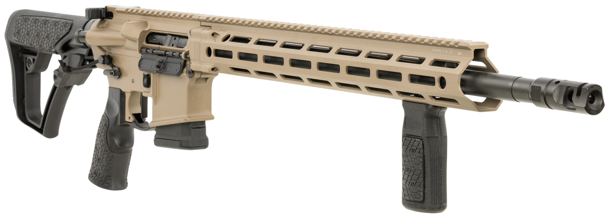 Daniel Defense DDM4 V7 Pro *CA Compliant 5.56x45mm NATO 18" 10+1 Semi-Auto Rifle - FDE — view 3
