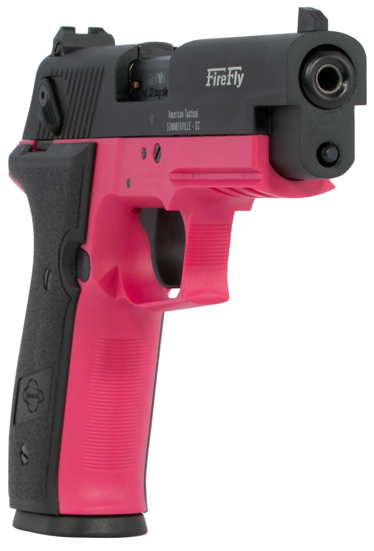 GSG FireFly 22 LR 4" 10+1 Semi-Auto Pistol - Pink Frame — view 3