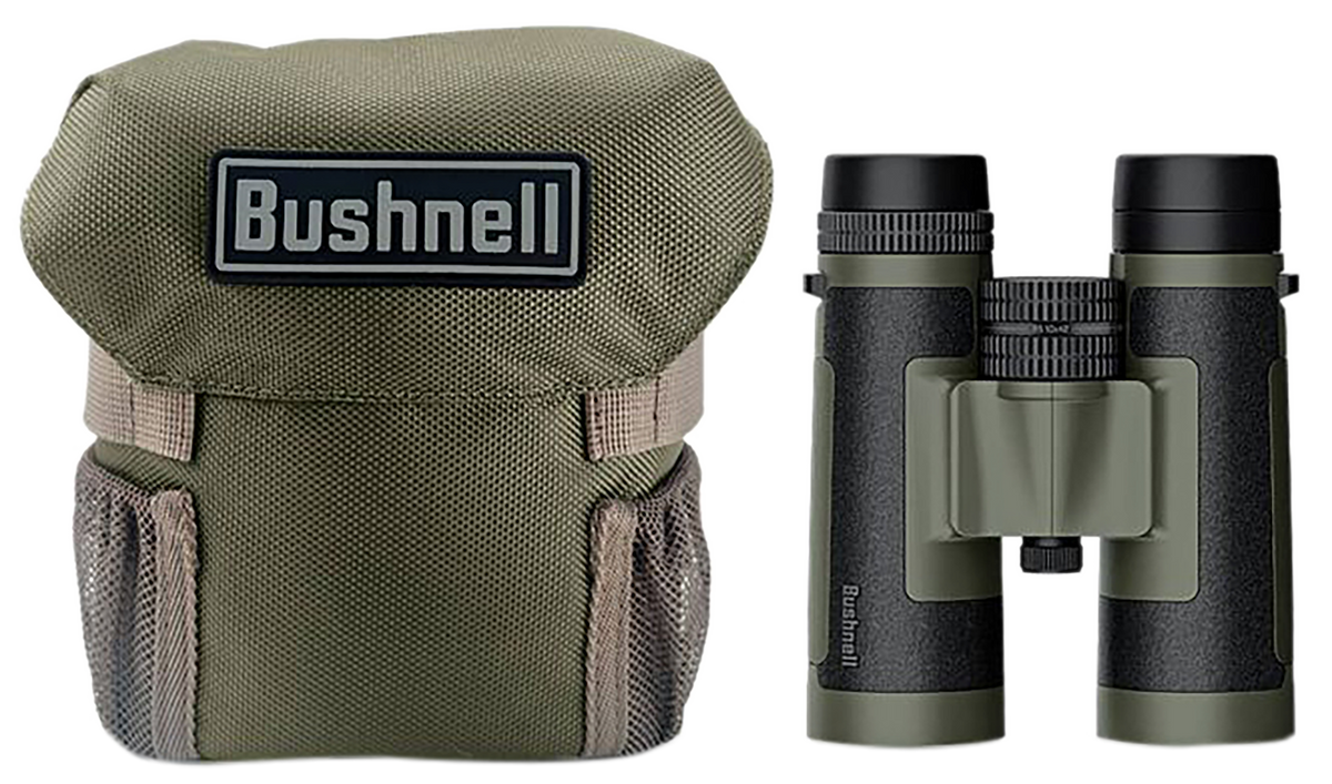 Bushnell R5 10x42mm BaK-4 Roof Prism Binoculars - Ranger Green — view 3