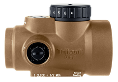 Trijicon MRO SD 1x25mm 2 MOA Green Dot Reflex Sight - Coyote Tan — view 3