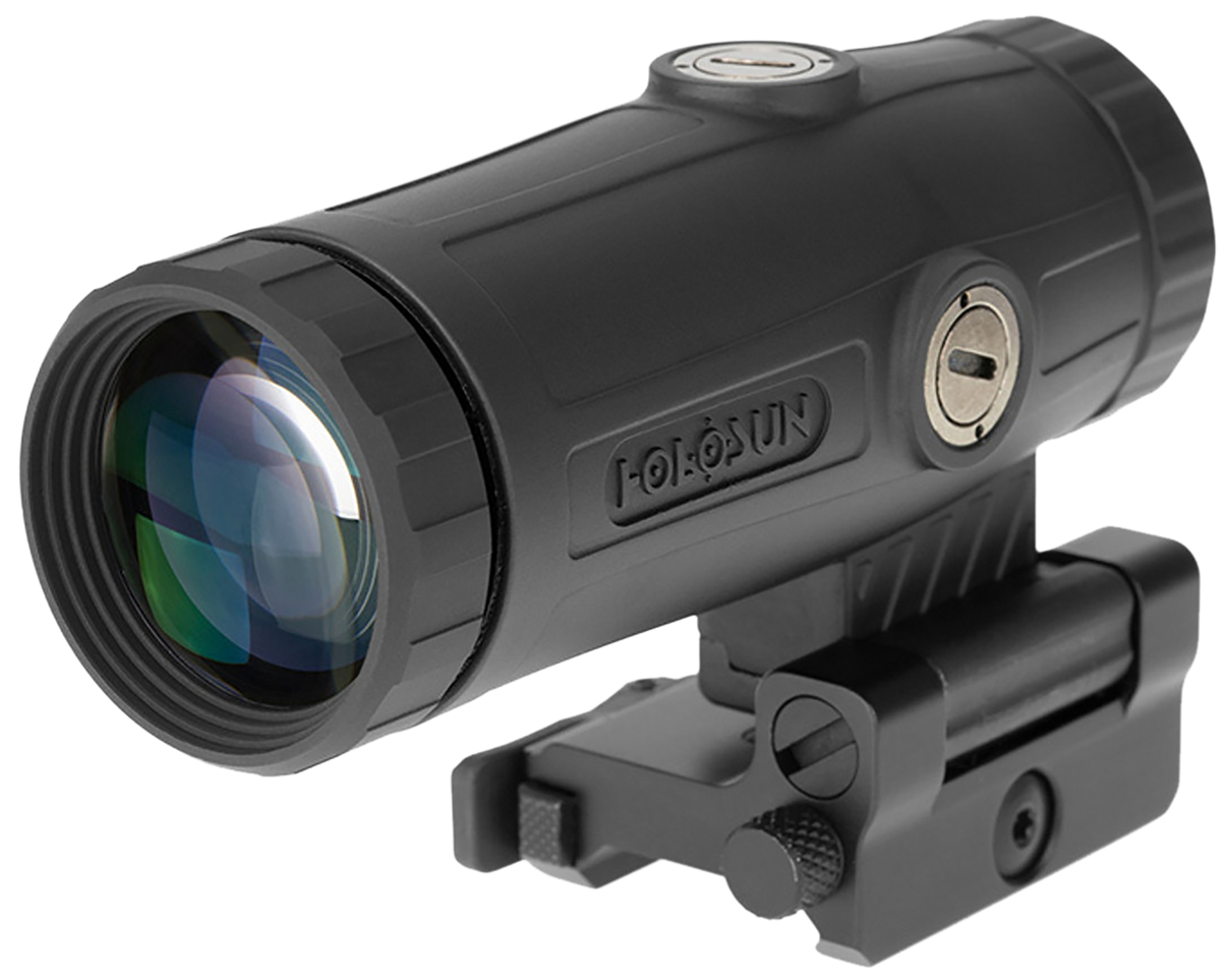 Holosun HM3X 3x 1.32" Magnifier Black Anodized Quick Detach Flip-to-Side — view 3