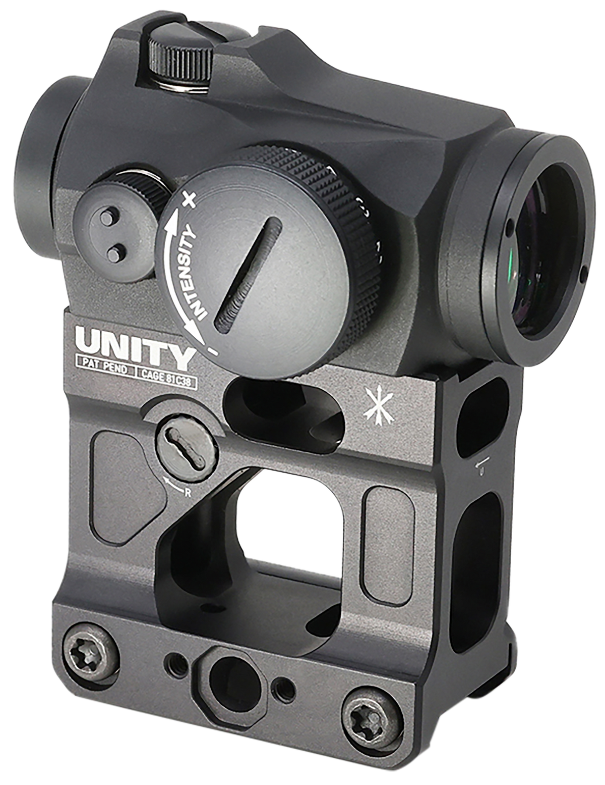 Unity Tactical FAST Micro Mount Black Anodized 2.26" Height Micro Footprint — view 3