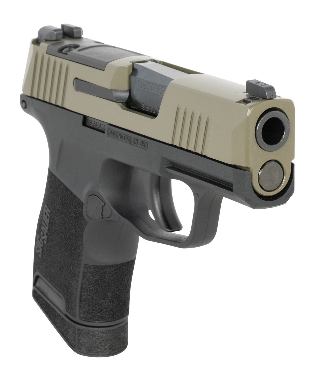 Sig Sauer P365 9mm Luger 3.10" 10+1 Micro-Compact Pistol - Moss Green Slide, RMSc Footprint — view 3