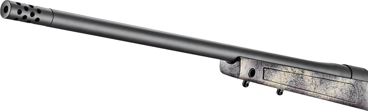 Bergara Rifles B-14 Wilderness HMR 308 Win 20" 5+1 Bolt-Action Rifle - Sniper Gray Cerakote, Woodland Camo — view 3