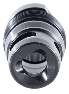 Dead Air DA125 Xeno Wee Brake 9mm 1/2x28 Black Nitride Muzzle Device — view 3