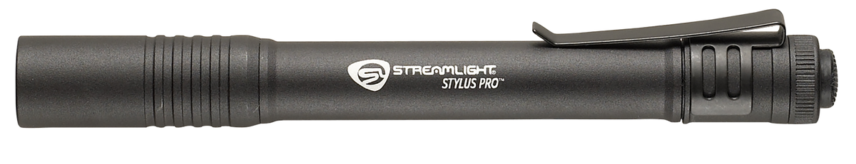 Streamlight 66118 Stylus Pro PenLight 100 Lumens C4 LED Aluminum Black Anodized AAA — view 3