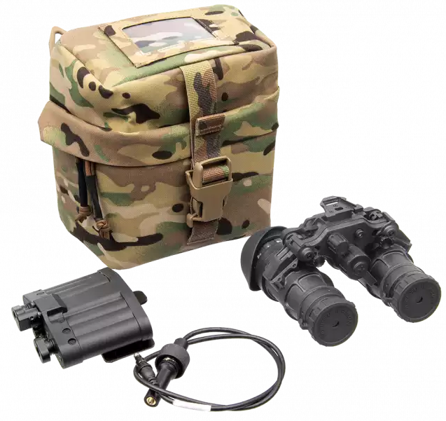 AGM Global Vision UNVG Night Vision Goggles Gen 3 Auto-Gated White Phosphor Level 1 1x 64-72 Ip/mm - Black — view 3