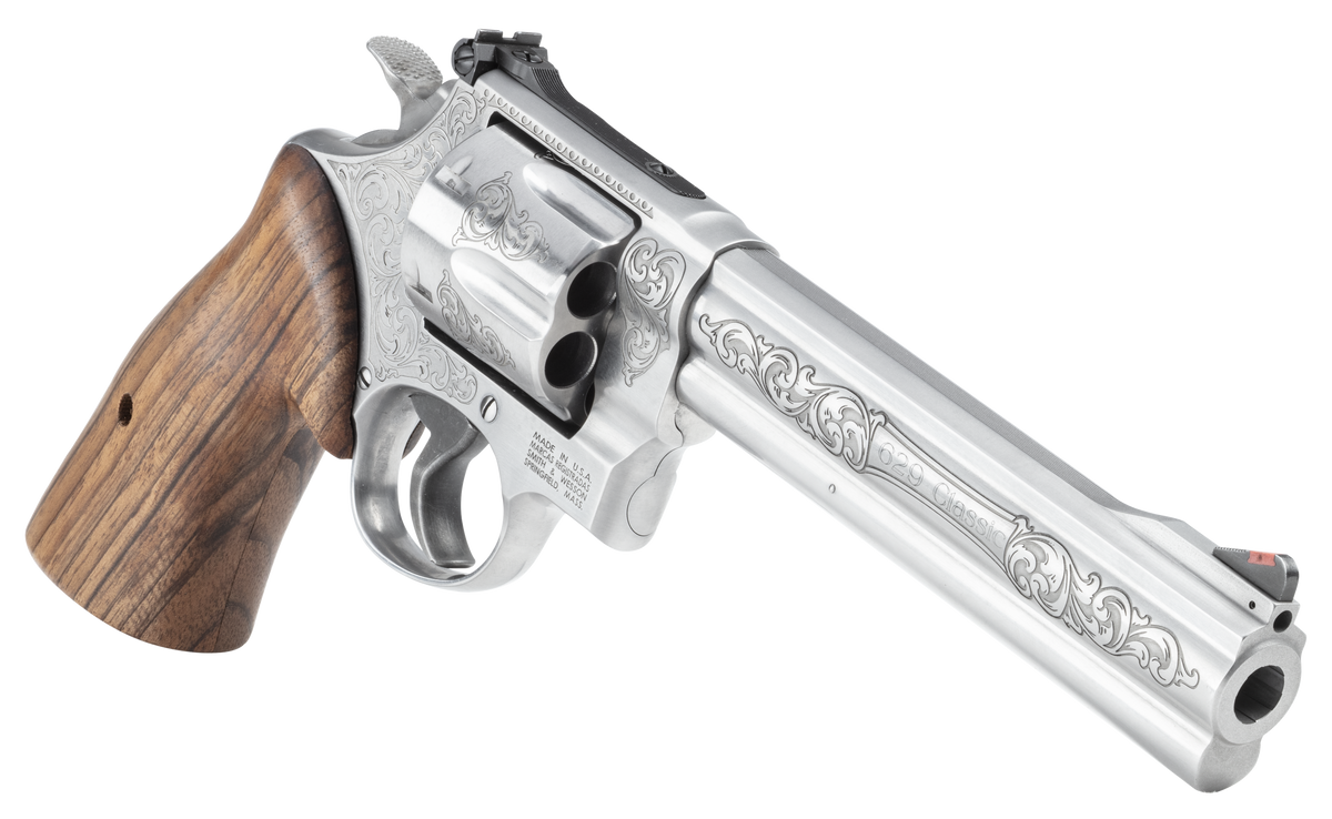 Smith & Wesson Model 629 Deluxe 44 Rem Mag 6.5" 6-Shot DA/SA Engraved N-Frame Revolver — view 3