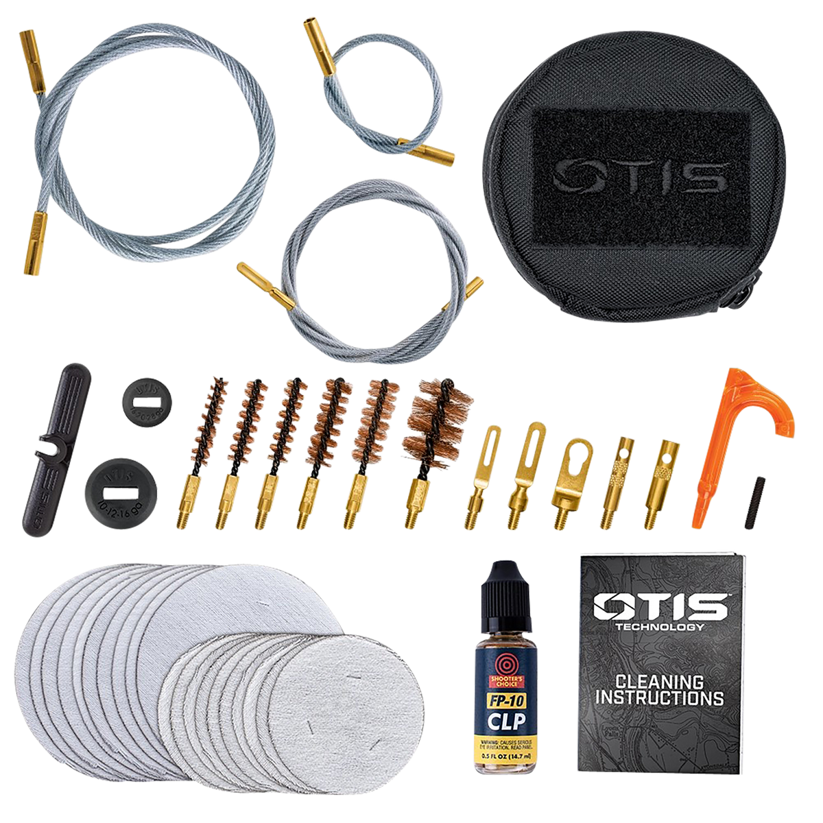 Otis GFNSB1 Shooting Bundle Tactical Cleaning Kit .17 Cal-12 Gauge - Eye & Ear Protection — view 3