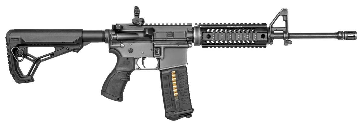 FAB Defense GL-Core Buttstock AR-15/M4 Black Polymer — view 3