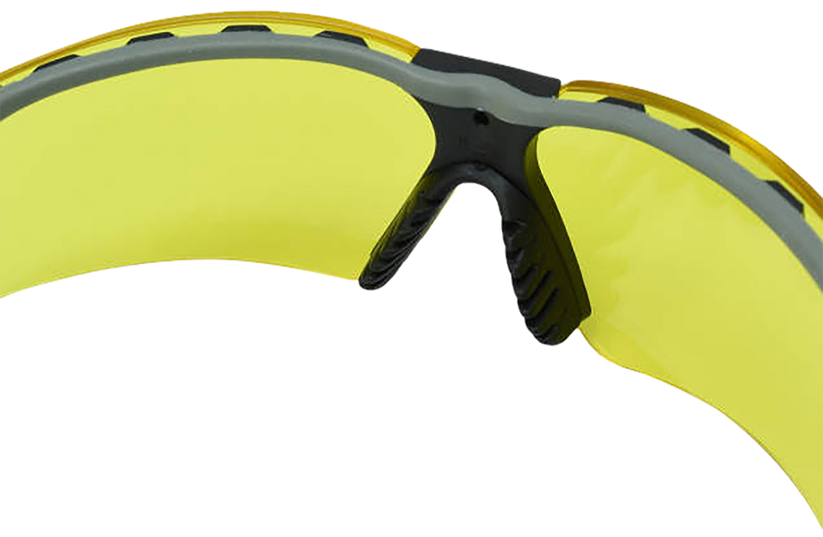 Radians CSB10541CS Ballistic Shooting Glasses Amber Lens Black Frame - Telescoping Temples — view 3