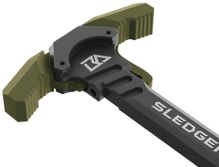 Breek Arms Sledgehammer AR-15/M16 Ambidextrous Charging Handle - OD Green Aluminum — view 3
