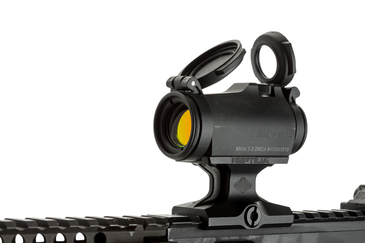 Reptilia DOT Mount Lower 1/3 Co-Witness 1.54" Black Anodized Aluminum - AR Platform — view 3