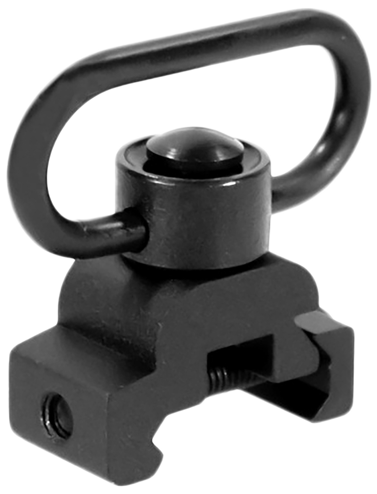Aim Sports MT030 Sling Rail Mount 1.41" Quick Detach Push Button Black Anodized Aluminum Picatinny/Weaver - Short — view 3