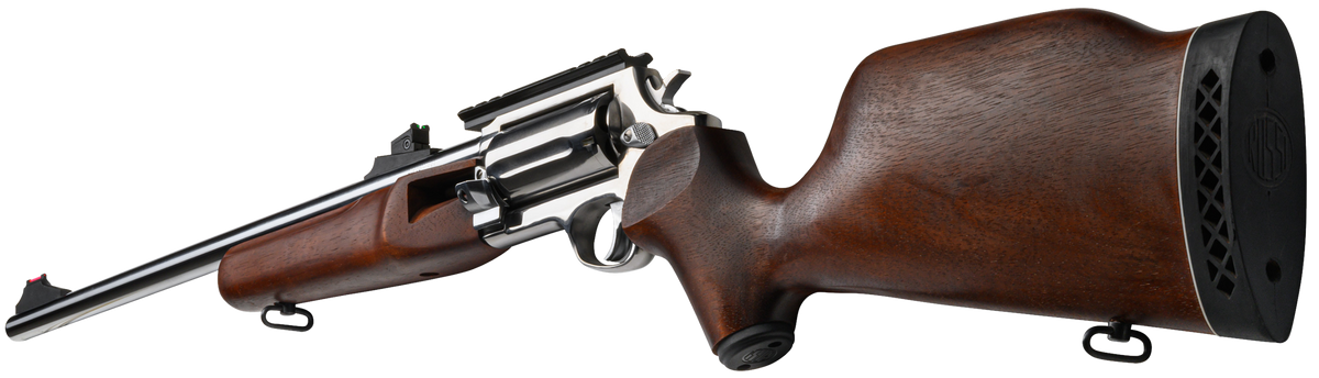 Rossi Circuit Judge 45 Colt (LC) / 410 Gauge 18.50" 5-Rd Polished Stainless Steel Hardwood Monte Carlo Right Hand — view 3