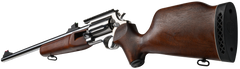 Rossi Circuit Judge 45 Colt (LC) / 410 Gauge 18.50" 5-Rd Polished Stainless Steel Hardwood Monte Carlo Right Hand — view 3