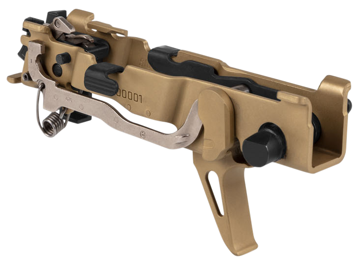 Sig Sauer P320 Custom Works Fire Control Unit 9mm Luger/40 S&W/357 Sig Gold Nitride Titanium Frame — view 3