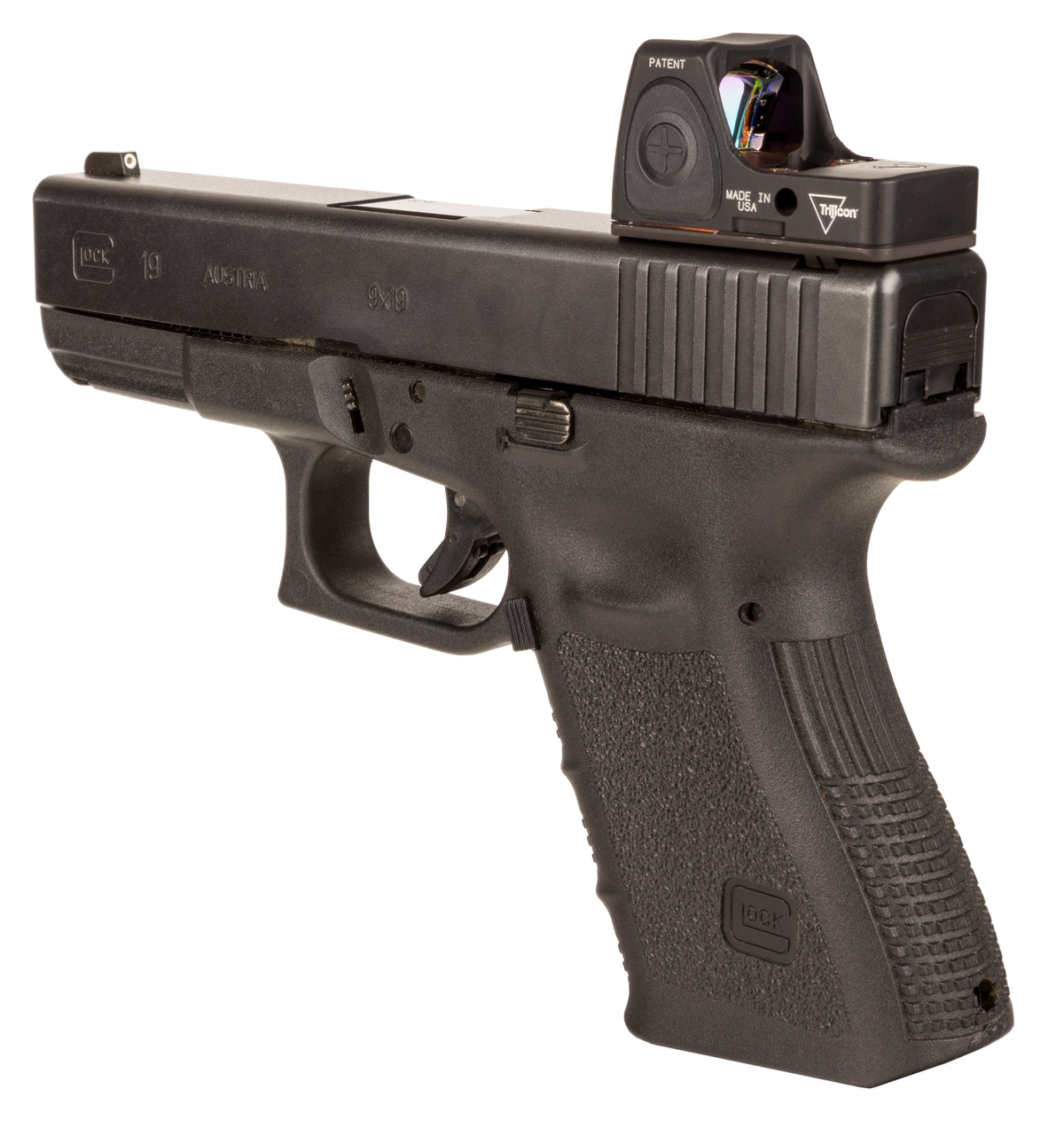 Trijicon AC32098 RMRcc Dovetail Mounting Plate Matte Black Steel - Fits Glock Non-MOS Pistols — view 3