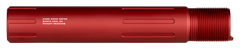 Strike Industries CARPRE SLICK Pistol Buffer Tube AR-15 7075-T6 Aluminum Red Anodized — view 3