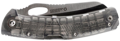 Strike Industries K1 3.51" Folding Plain AUS-8A SS Blade Smoke Textured Polymer Handle — view 3