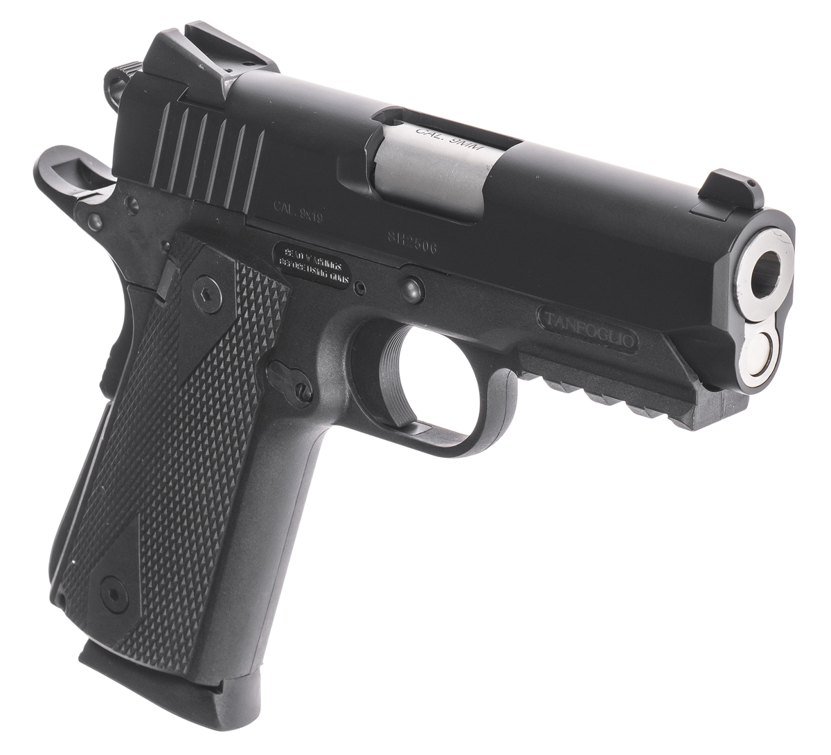 Tanfoglio Pugio Compact 9mm Luger 3.54" 10+1 SAO Semi-Auto Pistol — view 3