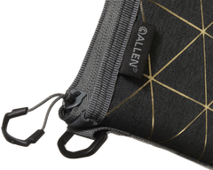 Girls With Guns 908 Foiled 8" Handgun Case Heather Gray/Gold Foil - Locking Zipper — view 3