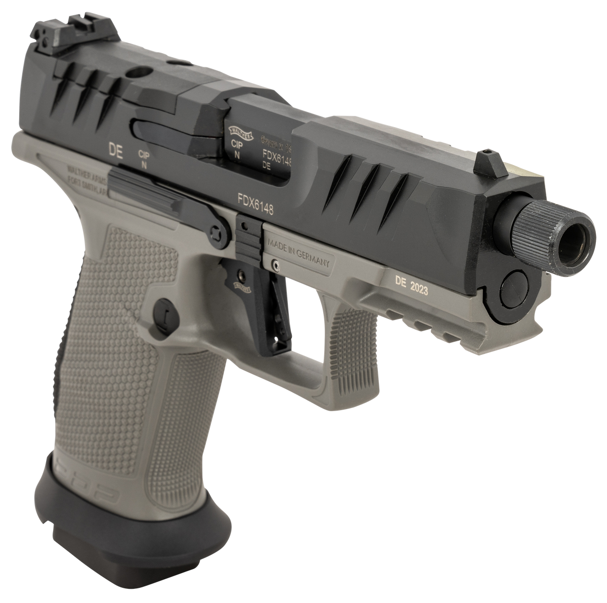Walther Arms PDP Pro SD Compact 9mm Luger 4.6" 15+1 Semi-Auto Pistol - Tungsten Gray — view 3